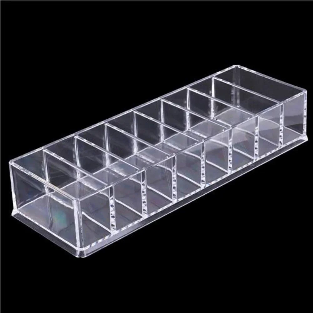 4 Pack Acrylic Compact Organizer Cosmetics Beauty Care Powder Holder Blushes